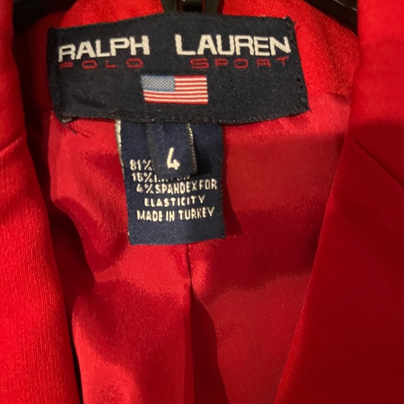 HP🔥🔥🔥🔥 Ralph Lauren red blazer! - Picture 7 of 7